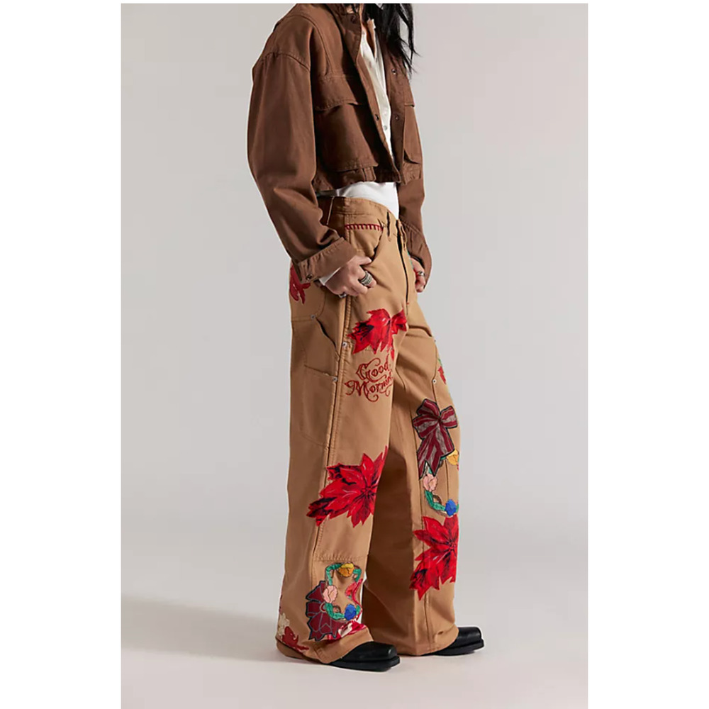 Free People We The Free Bright Time Craft Pants 6 NEW - Picture 1 of 5